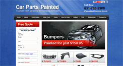 Desktop Screenshot of carpartspainted.com